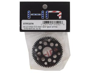 Hot Racing Arrma 4S BLX OT Steel 0.8MOD Spur Gear (57T) HRASTFF257N