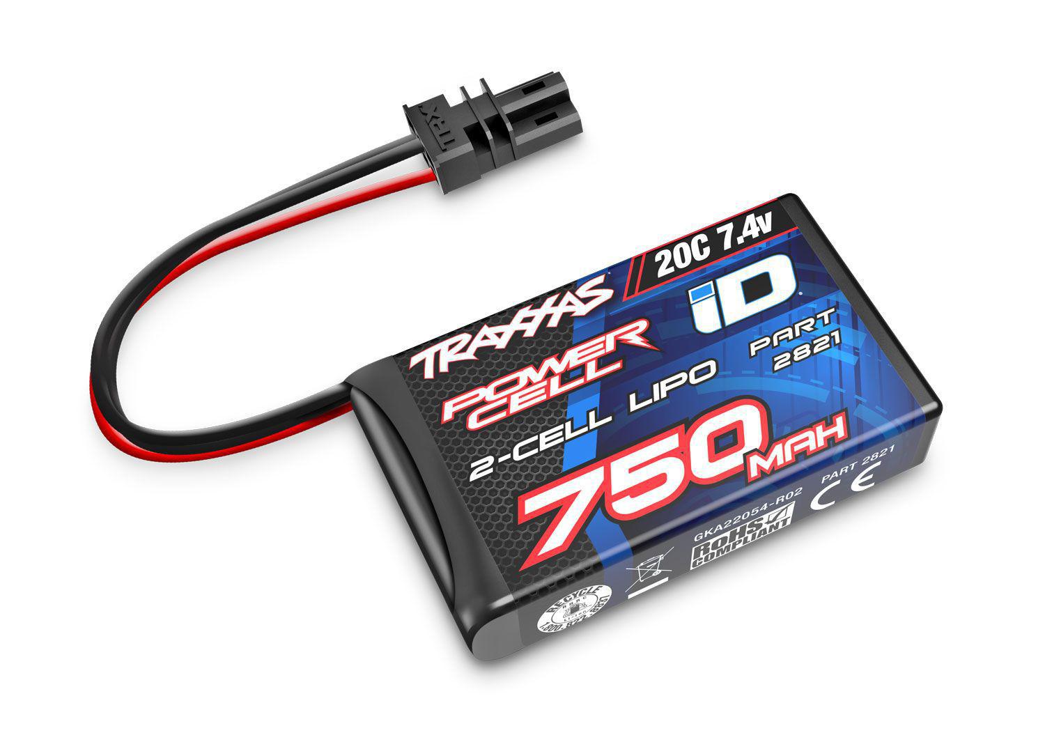 Traxxas 750Mah 7.4V 2-Cell 20C Lipo Battery 2821