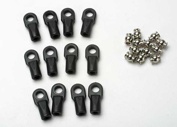 Traxxas Rod Ends, Revo® (Large) With Hollow Balls (12) 5347