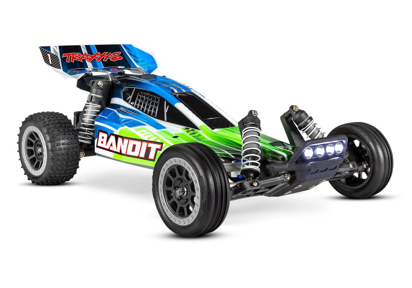 Traxxas Bandit 1/10 RTR 2WD Electric Buggy w/LED Lights (Green) 24054-61-GRN