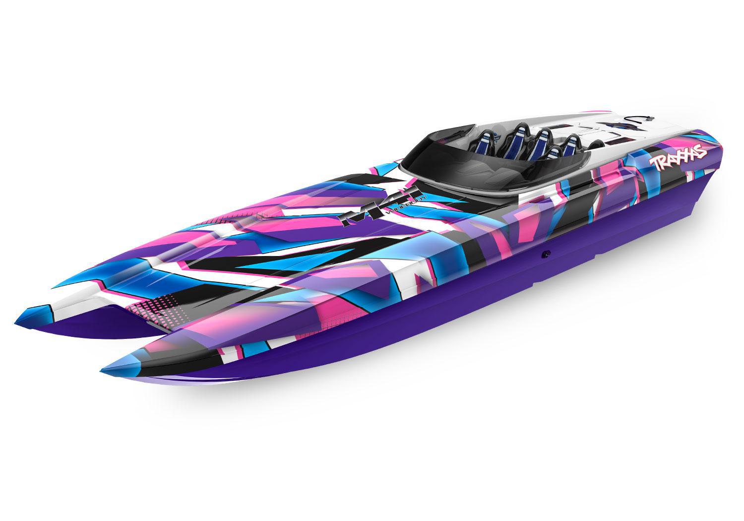 Traxxas DCB M41 Widebody 40" Catamaran High Performance 6S Race Boat (Purple) 57046-4PRPL