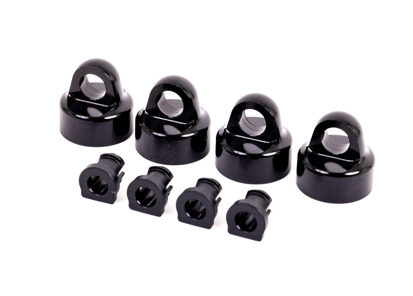 Traxxas Sledge Aluminum Gt-Maxx Shock Caps (Black) (4) 9664A