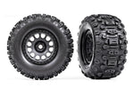 Traxxas Sledgehammer Tires & Wheels, Assembled, Glued 7876