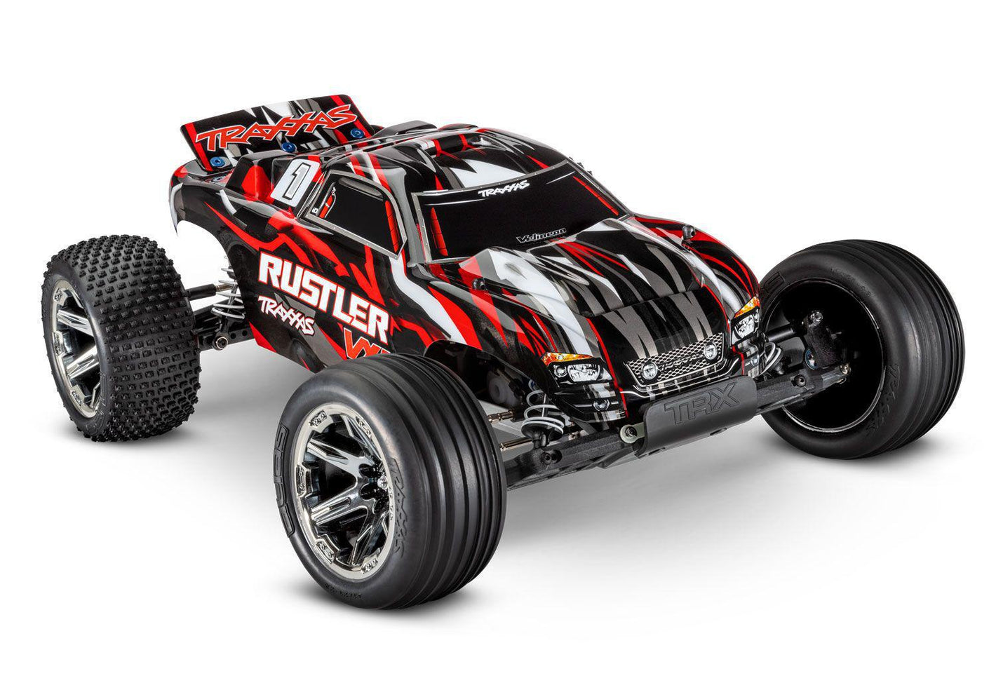 Rustler VXL W/ Magnum 272r 1/10 Scale 2wd Stadium Truck Red