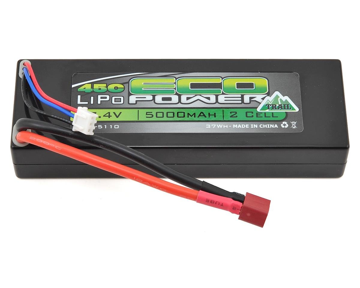 ECP-5110 Eco Power Trail 2S 7.4v 5000mAh 45C LiPo w/ Deans Plug