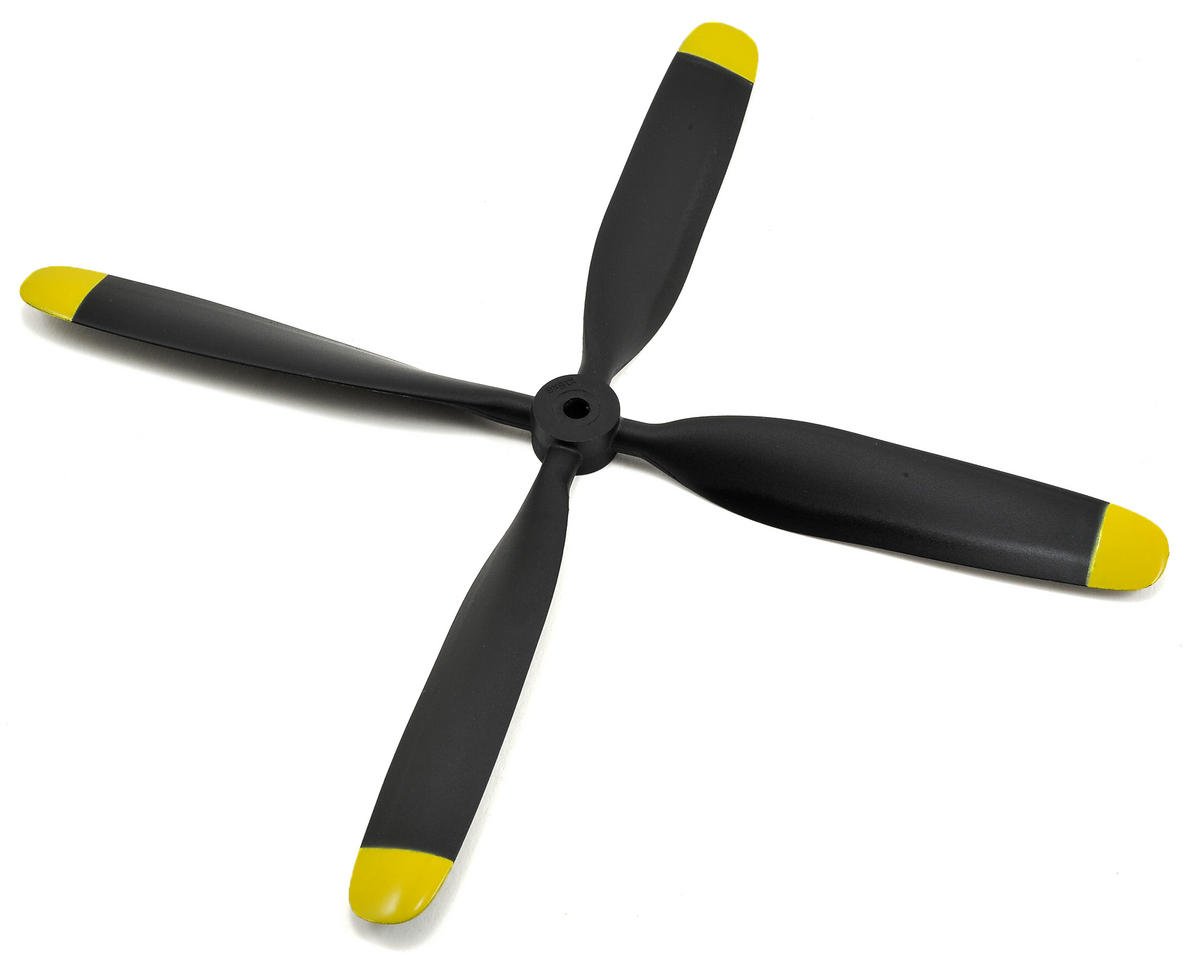 E-flite P-51D Mustang 1.2m 10.5 x 8 4 Blade Propeller EFLP105084BL