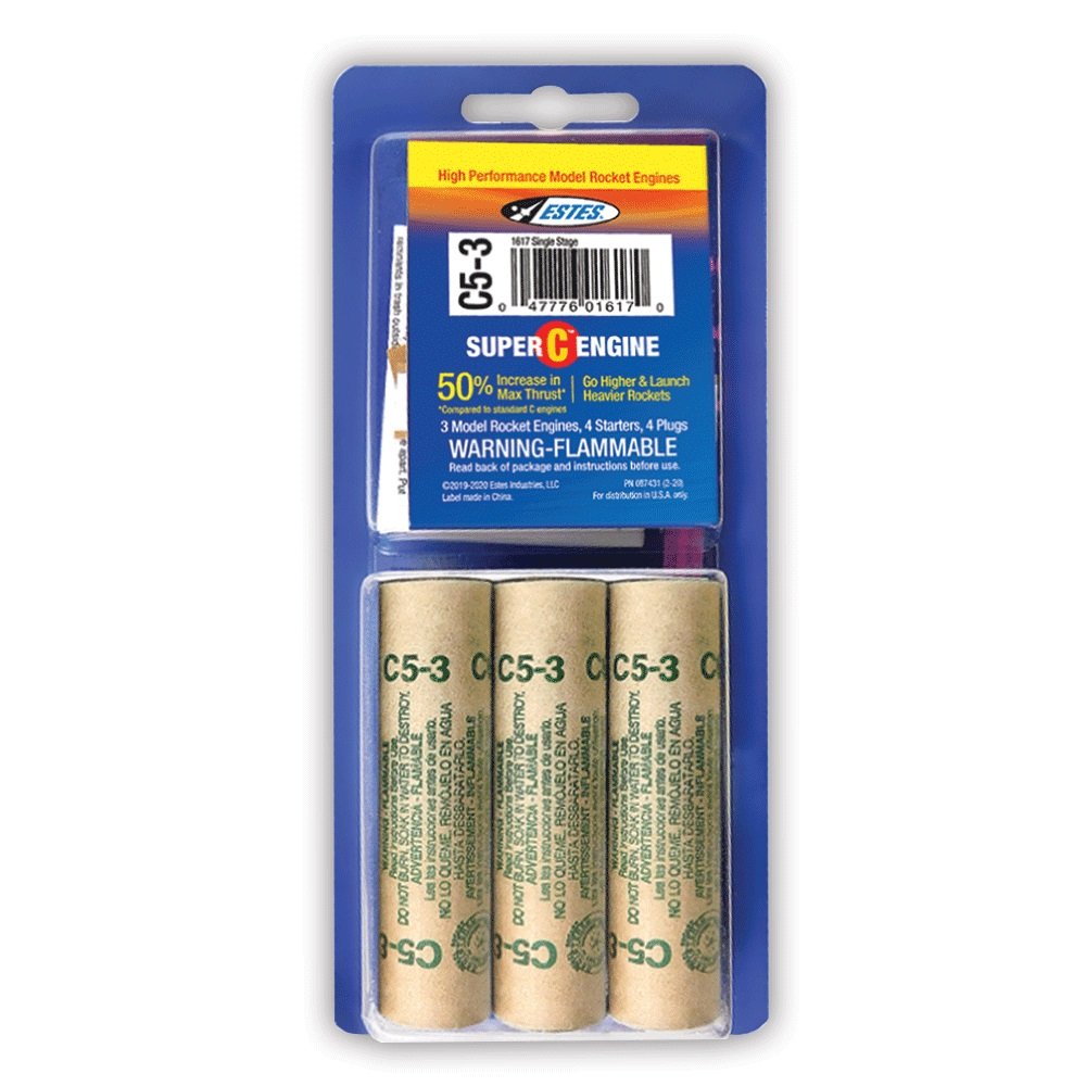 C5-3 Model Rocket Engines (3pk)