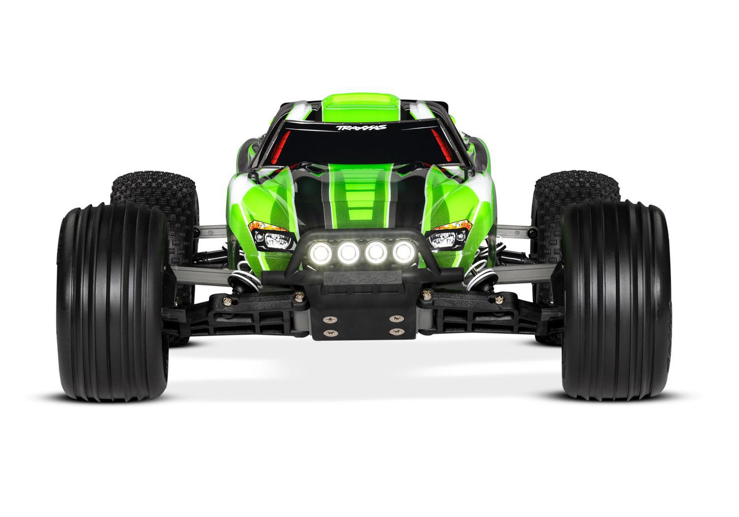 Traxxas Rustler 1/10 RTR Stadium Truck (Green) w/LED Lights 37054-61GRN