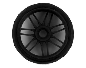 GRP GT - TO1 Revo Belted Pre-Mounted 1/8 Buggy Tires (Black) (2) (S2) w/17mm Hex GRPGTX01-S2