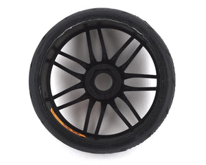 GRP GT - TO1 Revo Belted Pre-Mounted 1/8 Buggy Tires (Black) (2) (S7) w/17mm Hex GRPGTX01-S7