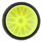 GRP GT - TO3 Revo Belted Pre-Mounted 1/8 Buggy Tires (Yellow) (2) (XB2) w/FLEX Wheel GRPGTY03-XB2