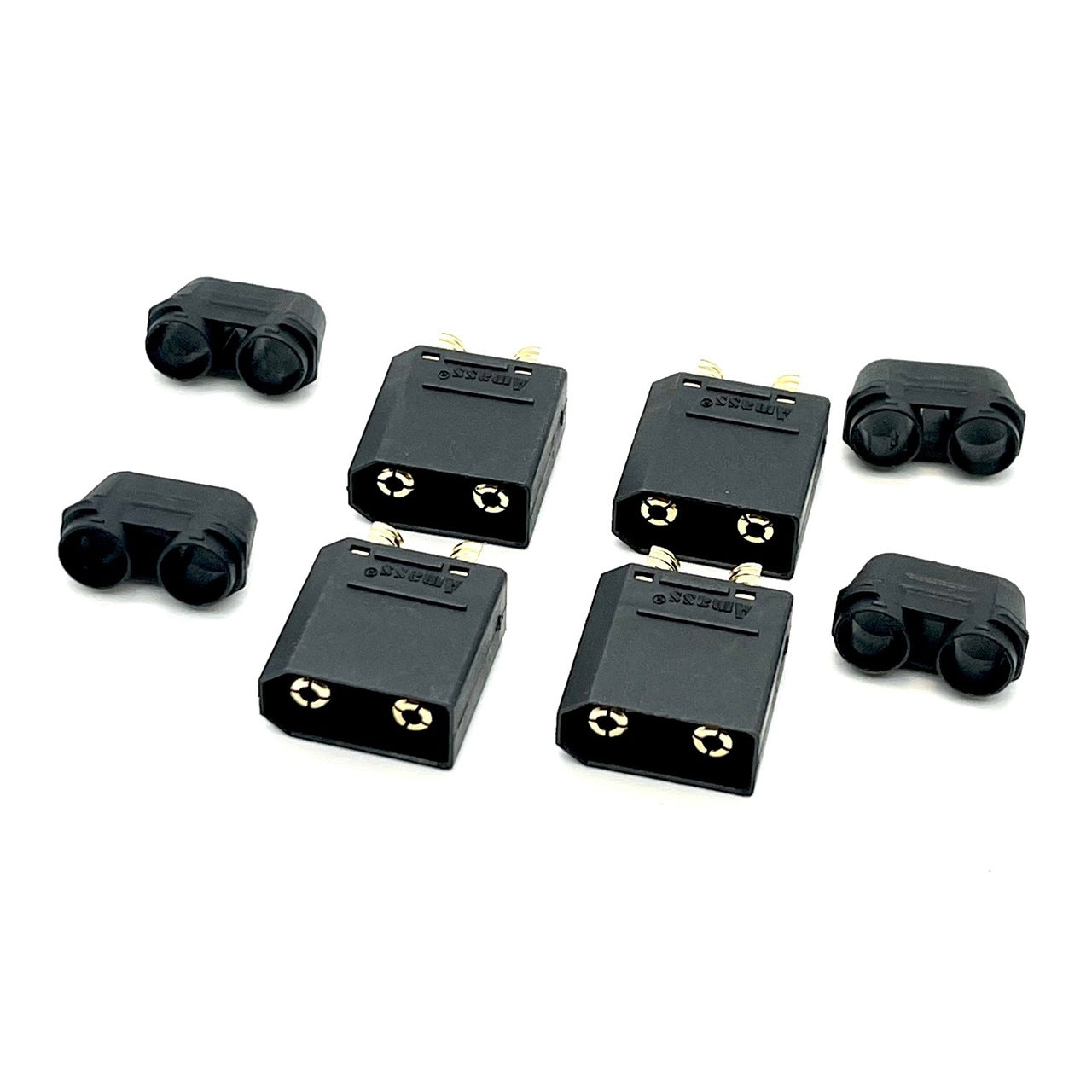 XT90 Connectors Black (4 Female) (SKU: HADMCL4267)