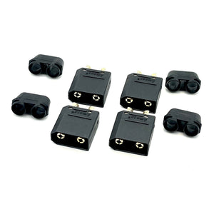 XT90 Connectors Black (4 Female) (SKU: HADMCL4267)
