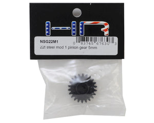 Hot Racing Steel Mod 1 Pinion Gear w/5mm Bore (22T) HRANSG22M1