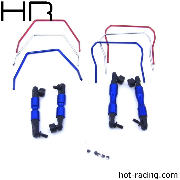 Hot Racing Front & Rear Sway Bar 4WD Slash Rally HRASLF311