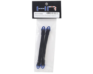 Hot Racing 110mm Suspension Travel Limit Straps (2) (Blue) HRASLS110T0606