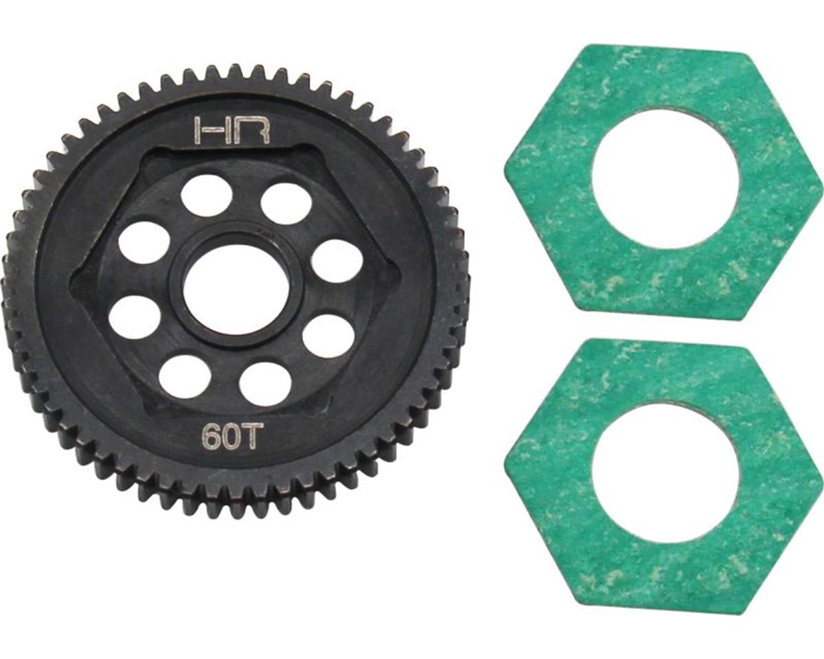 Hot Racing 60T 0.5M Steel Spur Gear for Mini-T2 HRASMTT60M05