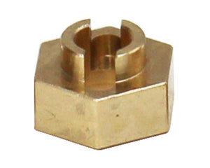 Hot Racing Axial SCX24 Brass 7mm Wheel Hex Hub (4) HRASXTF10H