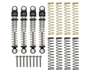 Hot Racing Axial SCX24 Aluminum Threaded Long Travel Shocks (4) HRASXTF428LT