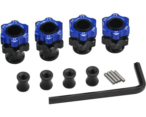 Hot Racing Lightweight 17mm Aluminum Hubs HRATE117FL