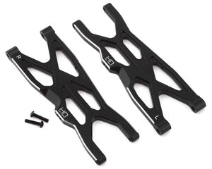 Arrma 4S BLX Aluminum Rear Lower Suspension Arm Set (Black) (2)