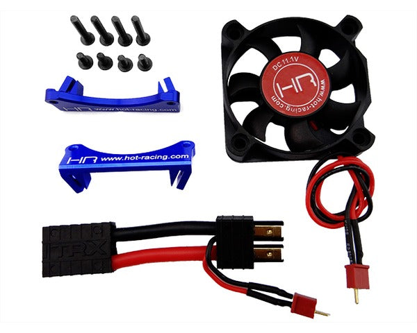 Monster Blower Motor Heat Sink Fan with Mount, for Traxxas X-Maxx