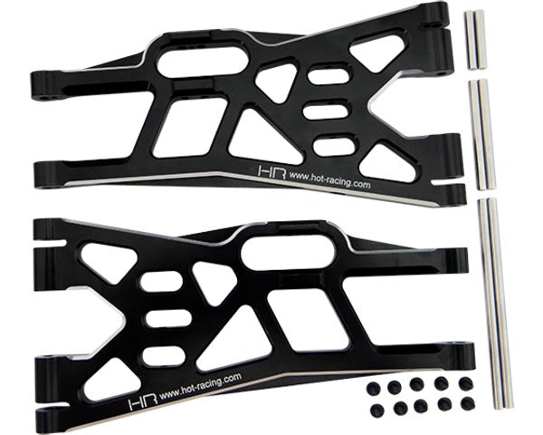 Aluminum Front Lower Arm Set Black, for X-Maxx