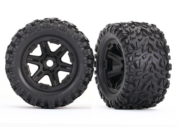 Traxxas Talon EXT 3.8" Pre-Mounted E-Revo 2.0 Tires w/17mm Hex (2) (Black) 8672