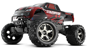 Traxxas Stampede 4X4 VXL Brushless 1/10 4WD RTR Monster Truck (Red) w/TSM & TQi Radio 67086-4RED