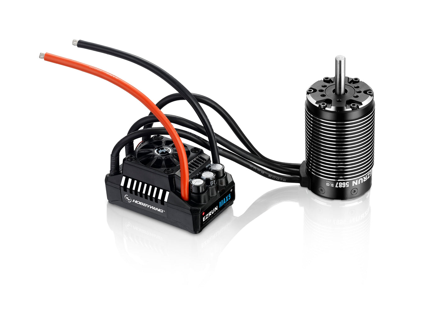 Hobbywing EzRun SL 5687 1100KV Motor, w/ Max6 Waterproof ESC - Brushless Combo HWI38010802