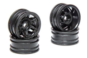 1.0 Rockster Wheels Black (4pcs): SCX24