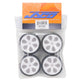BSR Racing "Rubberz" Pre-Mounted Rubber Sedan Tire (Med-Firm - Blue) (4) JAC2432