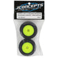 JConcepts  Mini-B/Mini-T 2.0 Scorpios Pre-Mounted Rear Tires (Yellow) (2) (Green) JCO3100-2221