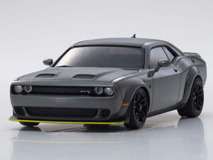 Kyosho Mini Z AWD Dodge Challenger SRT Hellcat Redeye Readyset, Destroyer Gray KYO32621G