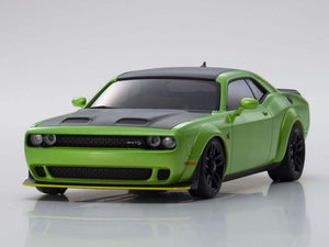 Kyosho Mini Z AWD Dodge Challenger SRT Hellcat Redeye Readyset, Sublime Green KYO32621MG