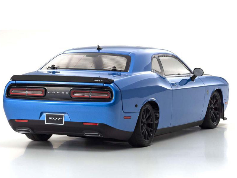 Kyosho 1/10 EP 4WD Fazer Mk2 2015 Dodge SRT Challenger Hellcat Crazy B5 Blue, RTR Touring Car KYO34415T2B