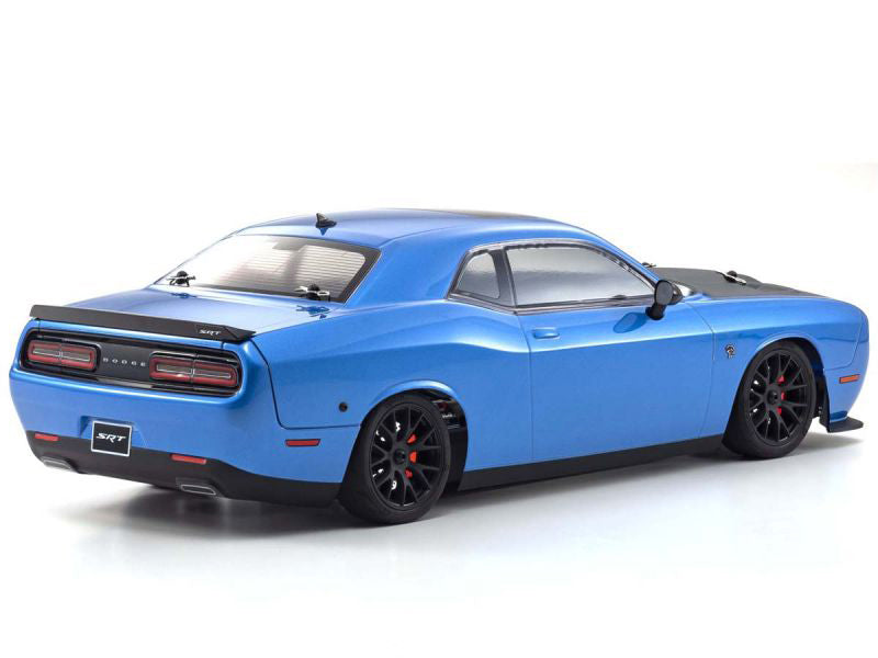 Kyosho 1/10 EP 4WD Fazer Mk2 2015 Dodge SRT Challenger Hellcat Crazy B5 Blue, RTR Touring Car KYO34415T2B