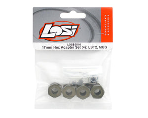 Losi 17mm Hex Adapter Set (4) LOSB3516