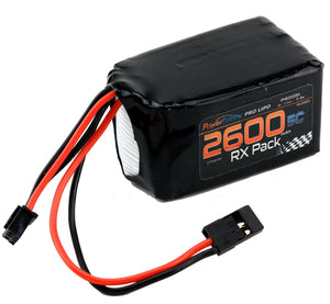 Powerhobby 2S 7.4V 2600mAh 5C RX Receiver Lipo Hump Battery Pack PHB2600RX