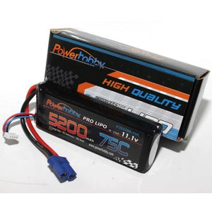 3S 11.1V 5200MAH 75C LiPo EC5