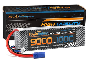 Powerhobby 3S 11.1V 9000mah 100C-200 Lipo Battery w EC5 PHB3S9000100CEC5