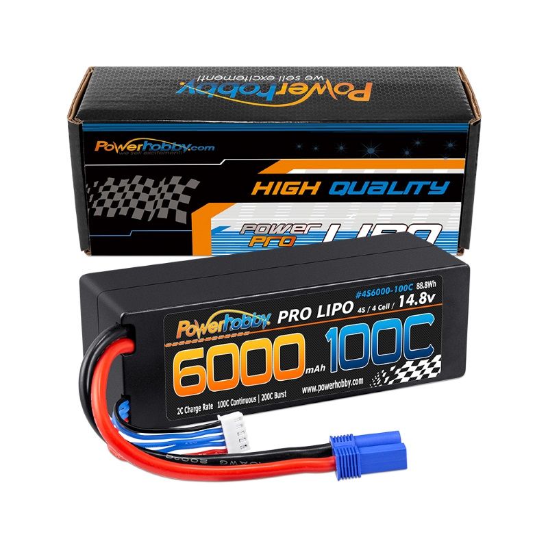 4S 14.8v 6000mAh 100C LiPo