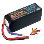 Power Hobby PHB6S6000150CXT90EX 6S 22.2V 6000MAH 150-300C w/ XT90 Extrene