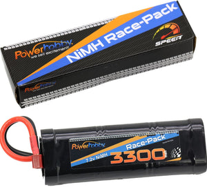 7.2V 6-Cell 3300mAh NiMH Flat Battery Pack w/Deans Plug