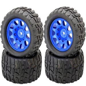 Raptor XL Belted Tires / Viper Wheels (2) Blue