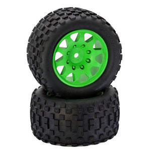 Scorpion XL Belted Tires Viper Wheels (2) Green
