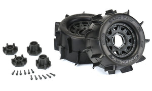 Sand Paw 2.8" MTD Raid Black 6x30 F/R PRO118610 Pro Line Racing