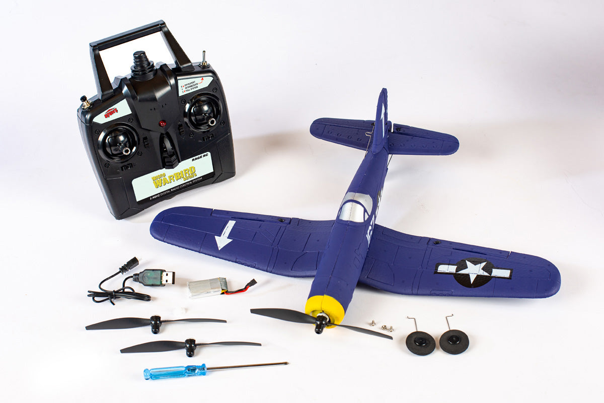 Rage F4U Corsair Micro RTF Airplane w/PASS RGRA1301