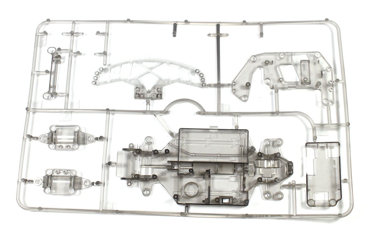 Complete Chassis Plastic Parts Set: Mini-Q