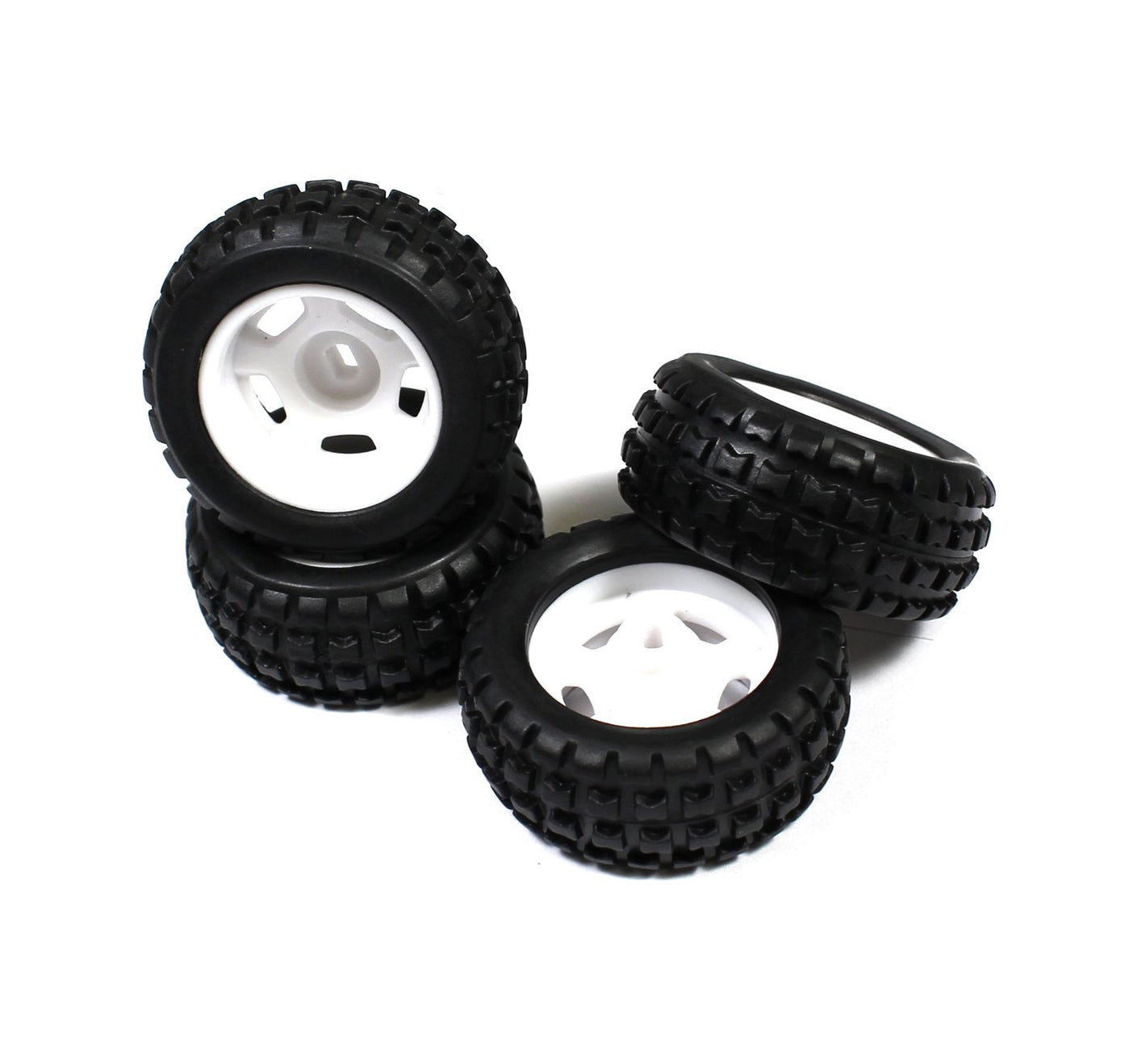 Replacement Wheels / Tires (4): Mini-Q